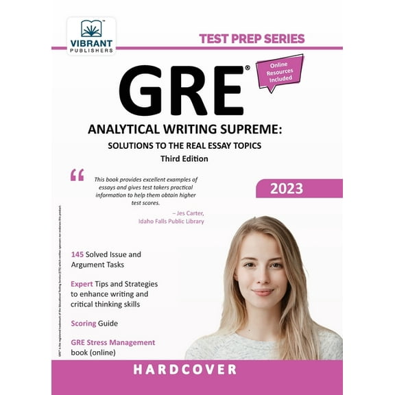Test Prep GRE Analytical Writing Supreme: Solutions to the Real Essay Topics, (Hardcover)