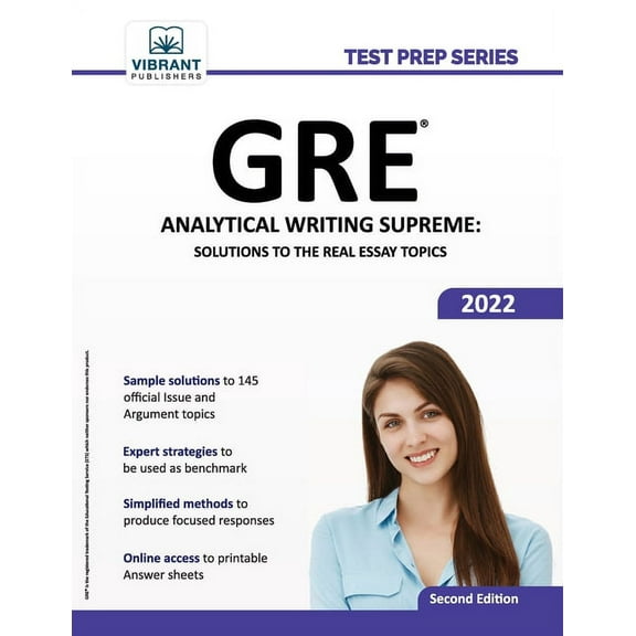 Test Prep GRE Analytical Writing Supreme: Solutions to the Real Essay Topics, (Paperback)