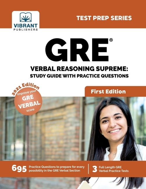 Test Prep: GRE Verbal Reasoning Supreme : Study Guide With Practice ...