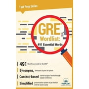 Test Prep GRE Wordlist 491 Essential Words, Book 12, Paperback