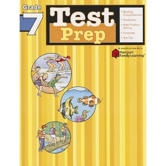 Pre-Owned Flash Kids Harcourt Family Learning Test Prep: Grade 7 (Flash Kids Harcourt Family Learning), (Paperback)