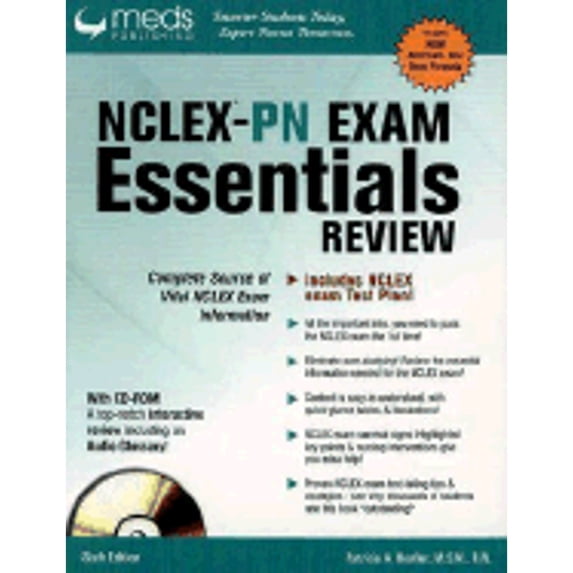Pre-Owned NCLEX-PN Exam Essentials Review Book, 6th Edition (Paperback) 1565330498 9781565330498