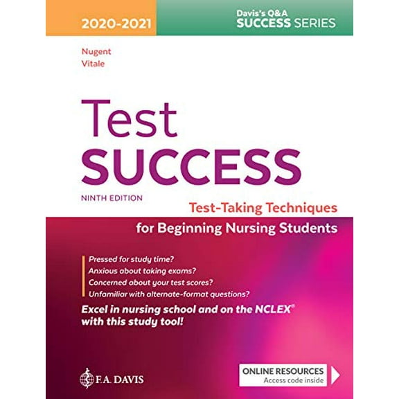 Pre-Owned Test Success: Test-Taking Techniques for Beginning Nursing Students (Paperback) 1719640025 9781719640022