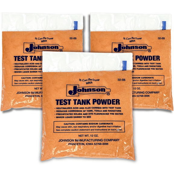 Test Tank Powder for Radiator Repairs and Plasma Cutting Tables - 3 Bags, 12 Oz each, 36 Oz, Total - Made in the USA