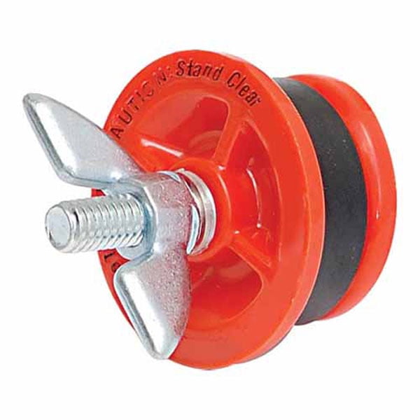 Twist-Tite Red and Black ABS Plastic Mechanical Test Plug