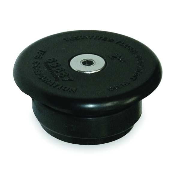 Black Plastic Flush Mechanical Cleanout Repair Plug