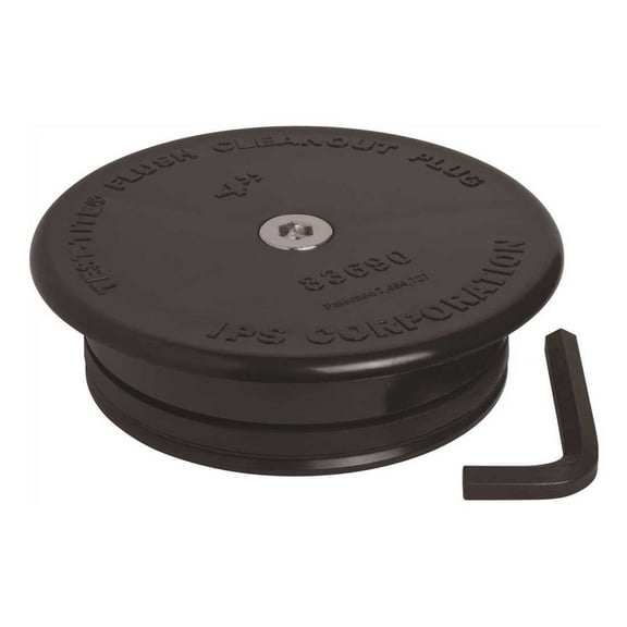Test-Tite Pipe Plug,Flush Hex Bolt,2.4"H,4"Pipe 83690