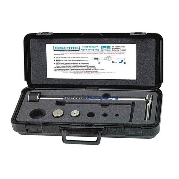 Test-Tite Twist 'N Seal Pipe Sealing Plug Kit 1-1/4" to 2" 83790