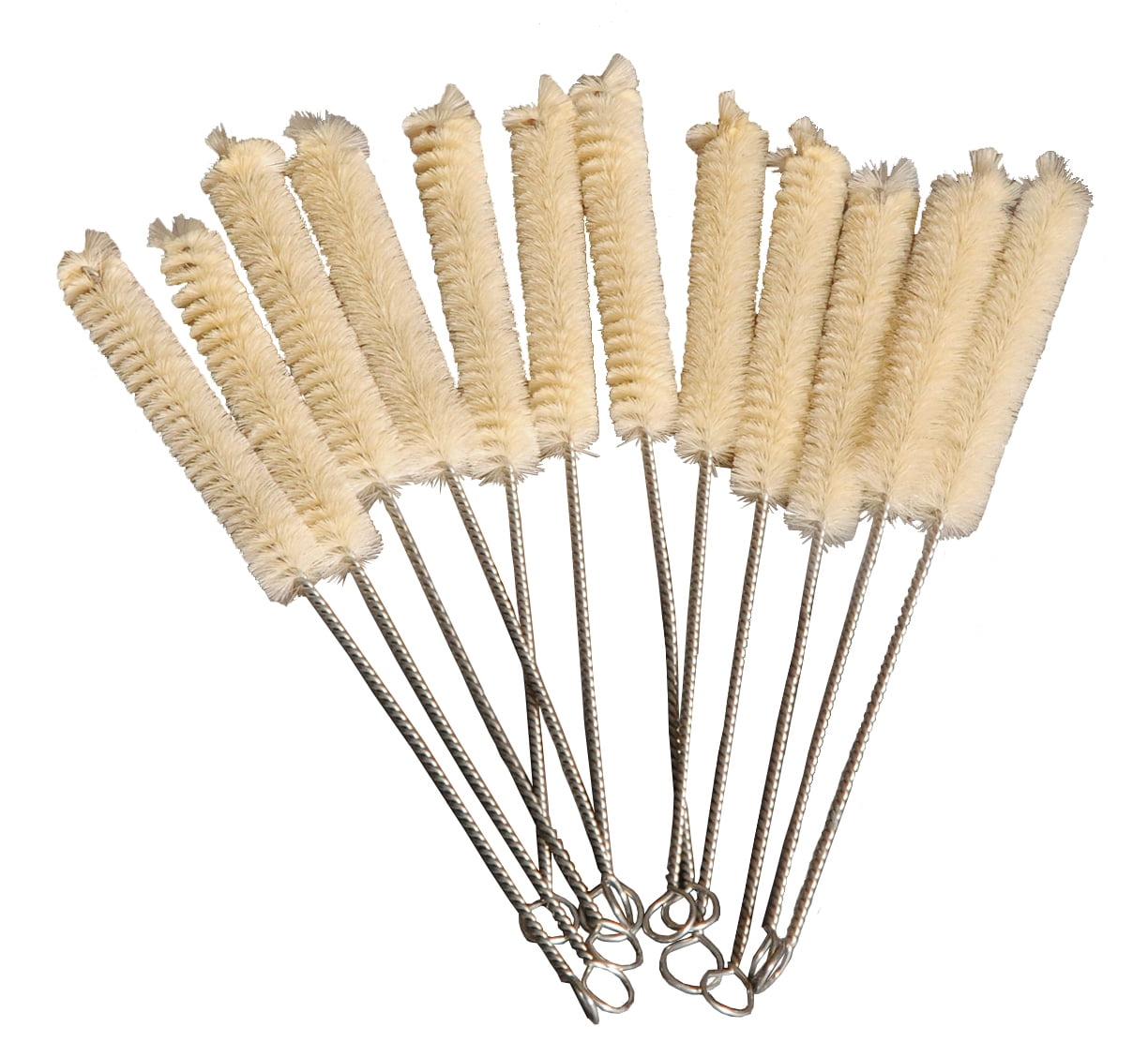 Test Tube Cleaning Brush with Natural Bristles, Size Large. Pack of 120.