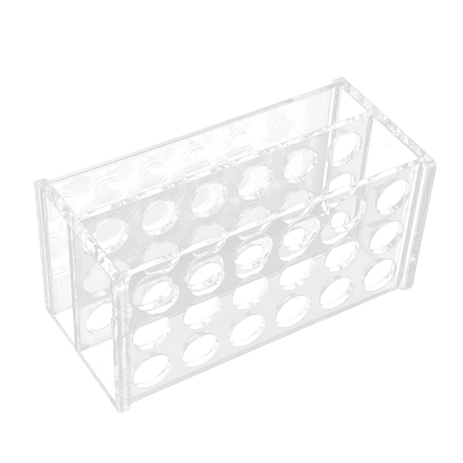 Test Tube Rack, 18 Holes Transparent Centrifuge Tube Holder