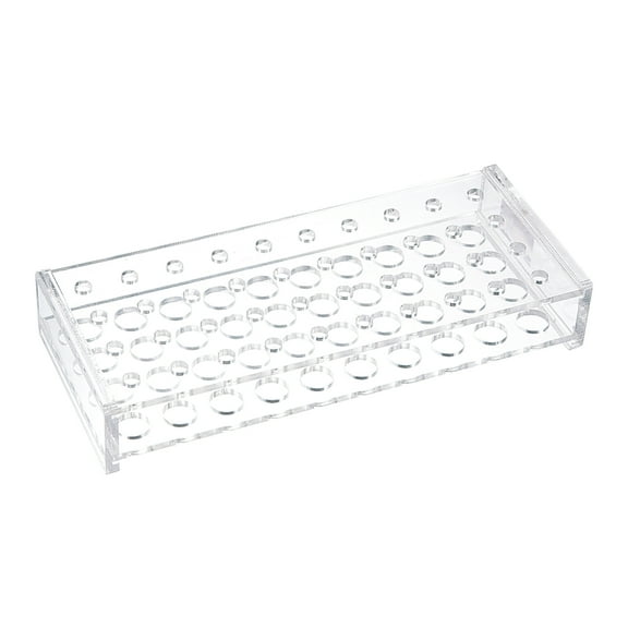 Test Tube Rack Acrylic, 40-Well Clear for 0.2ml,10ml