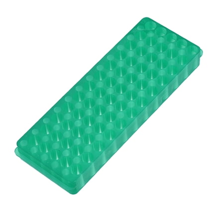 Test Tube Rack Double Panel 60 Well for 0.5ml/1.5ml/2ml Centrifuge Tube Holder Green 2Pcs