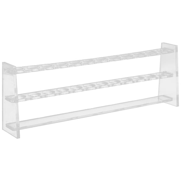 OUNONA Raindrops 12 Holes Test Tube Rack Clear Acrylic Sampling Tube Storage Stand