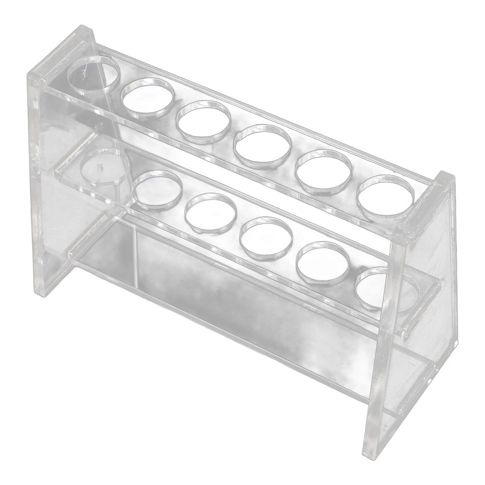 Test Tube Rack Transparent, Acrylic Double Layer, Stable Structure ...