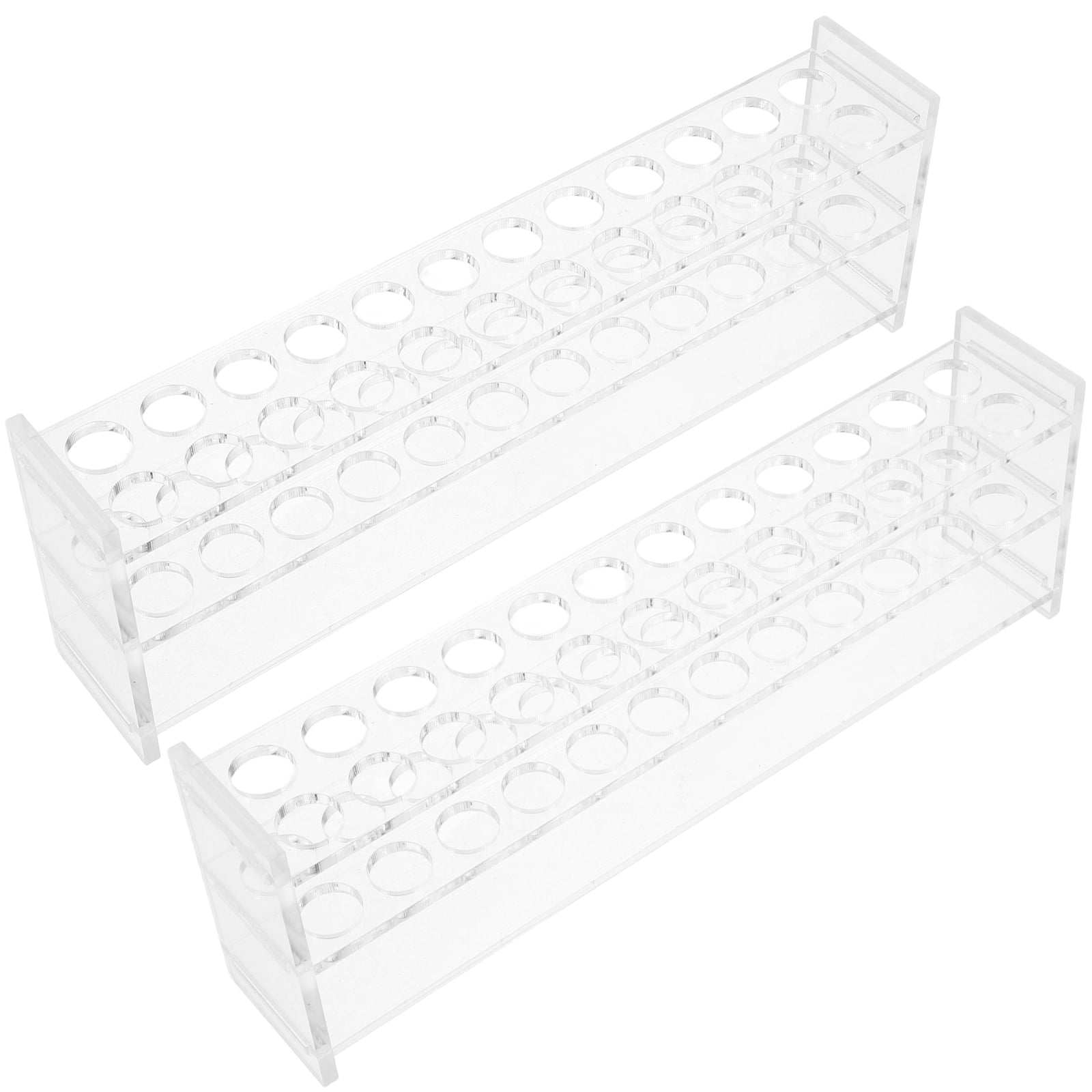 Test Tubes Holder Centrifuge Rack 2 Pcs Acrylic Colorimetric Lab ...