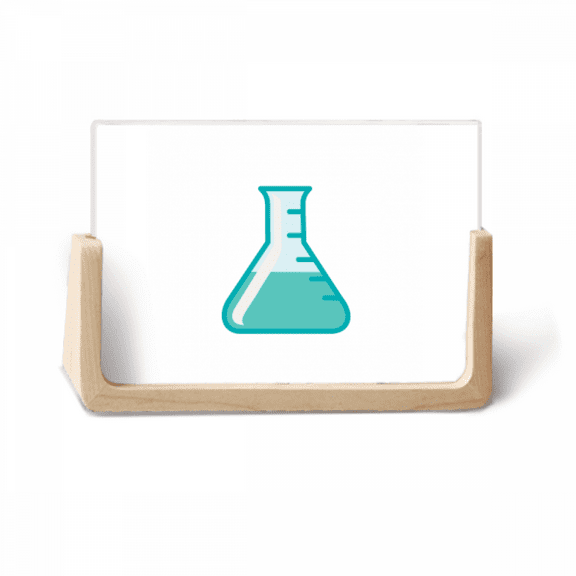 Test-tube Liquid Science Experiment Photo Wooden Photo Frame Tabletop Display