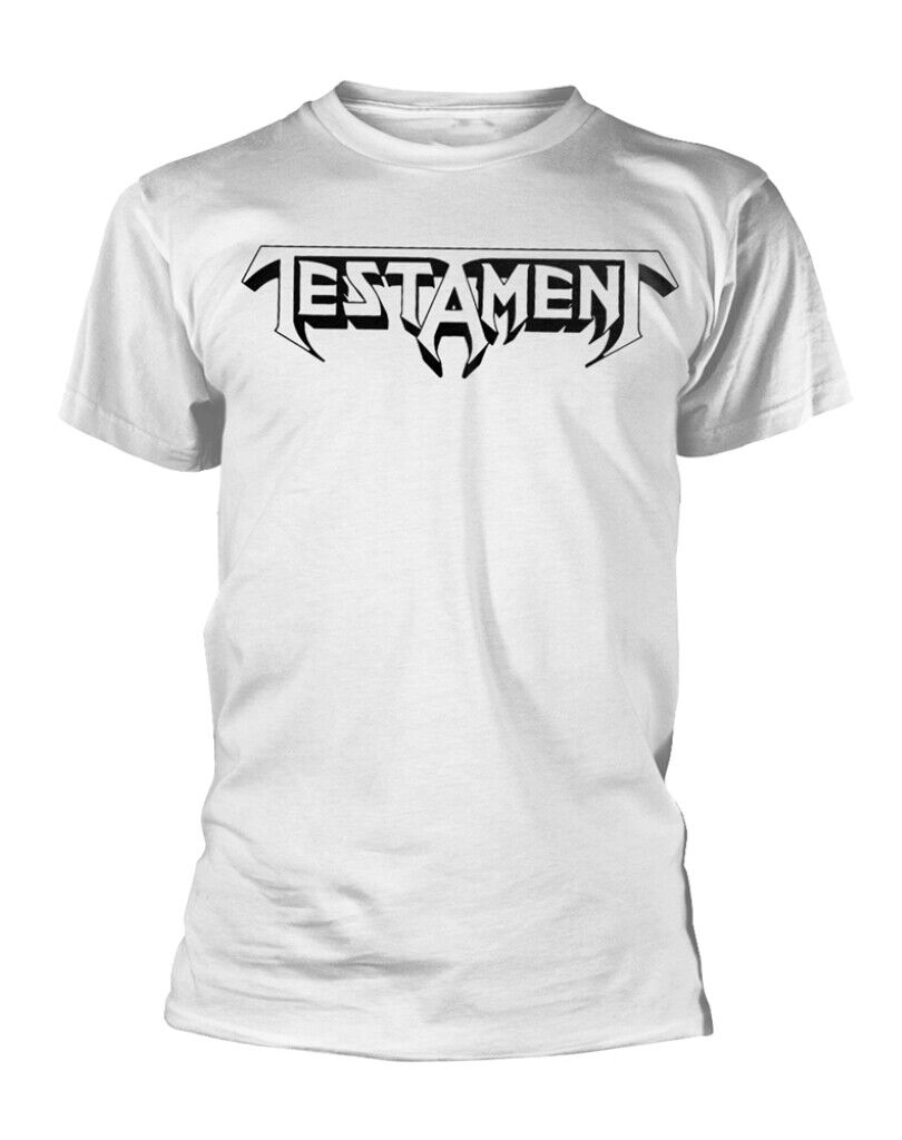 Testament Bay Area Thrash White TShirt NEW OFFICIAL