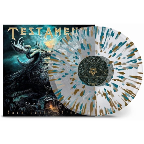 Testament - Dark Roots of Earth - Clear Gold Green Splatter - Music & Performance - Vinyl