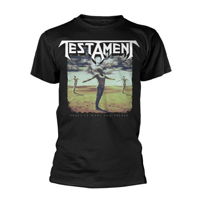 Testament T Shirt Practice What You Preach Band Logo new