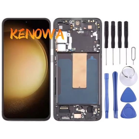 Tested S23 5G Display Screen for Samsung Galaxy S23 S911B S911U S911W Lcd Display Digital Touch Screen with Frame Assembly
