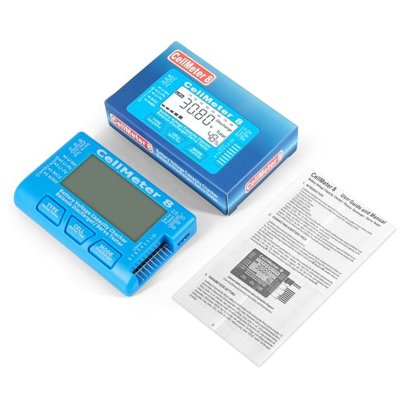 Tester Digital Battery Checker 8 In 1 Li-ion Battery Tester Lipo LiFe NiMH Voltage Tester