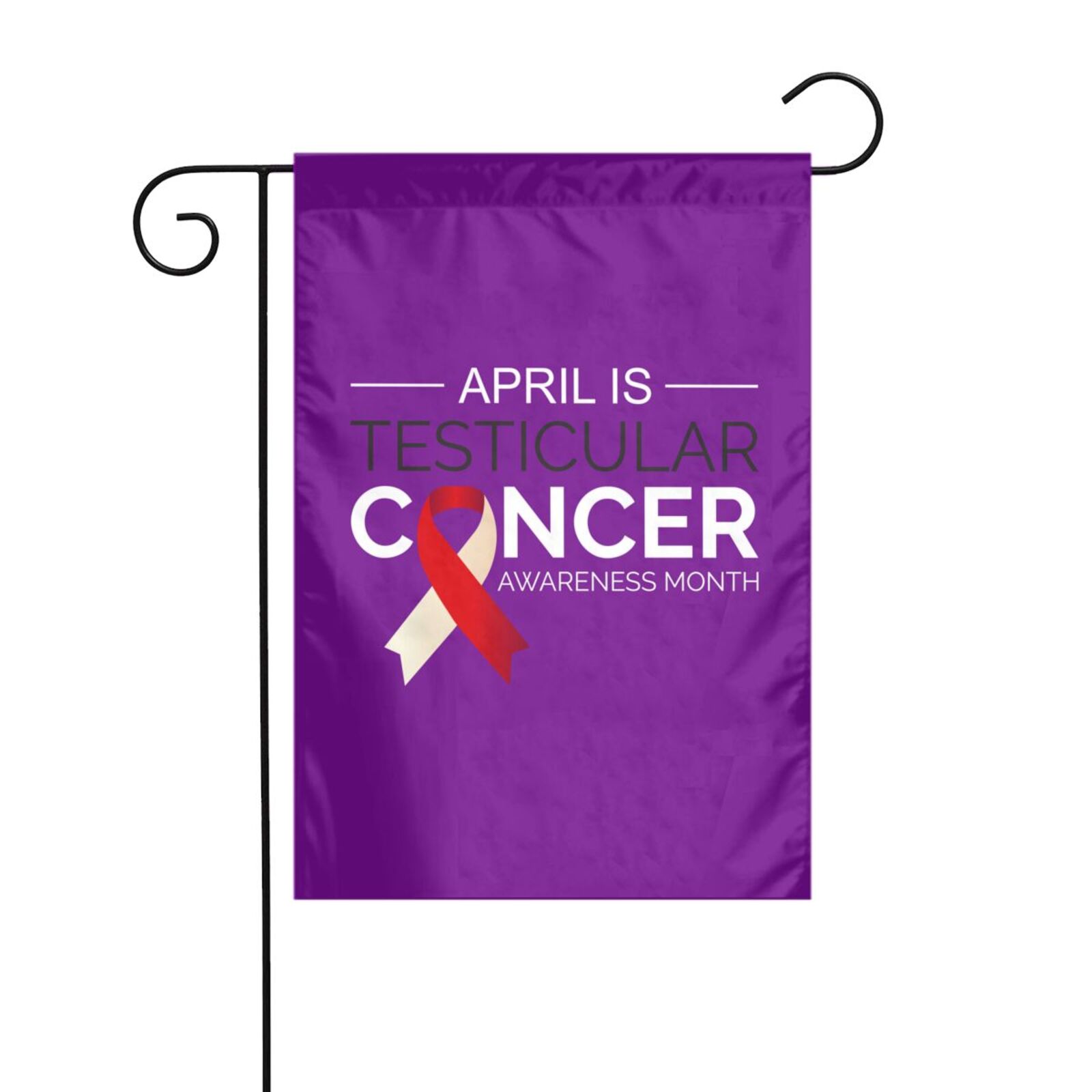 Testicular Cancer Awareness Month Flags Garden Flag Double Sided