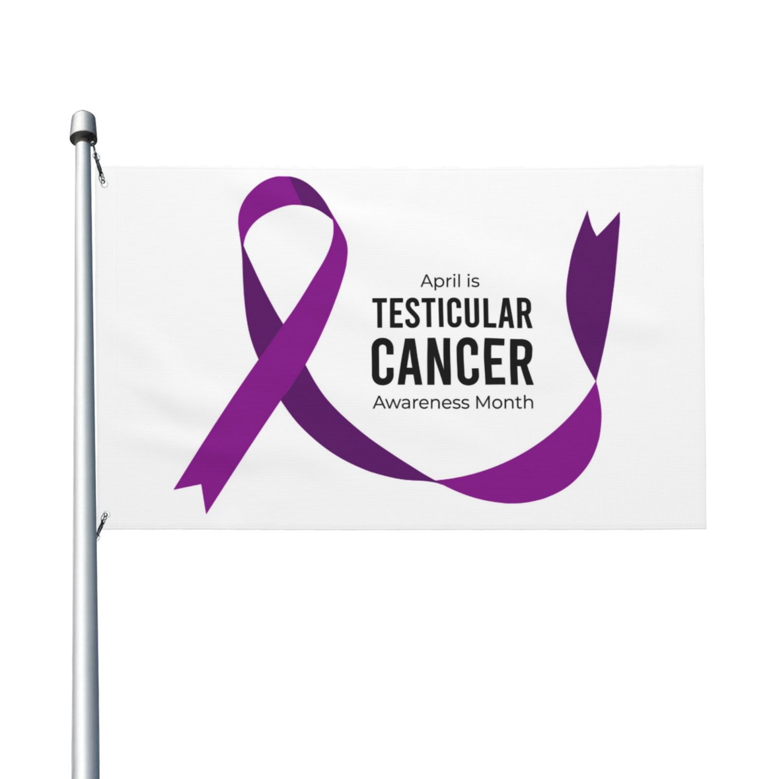 Testicular Cancer Awareness Month Garden Flags 3 x 5 Foot Yard Flags