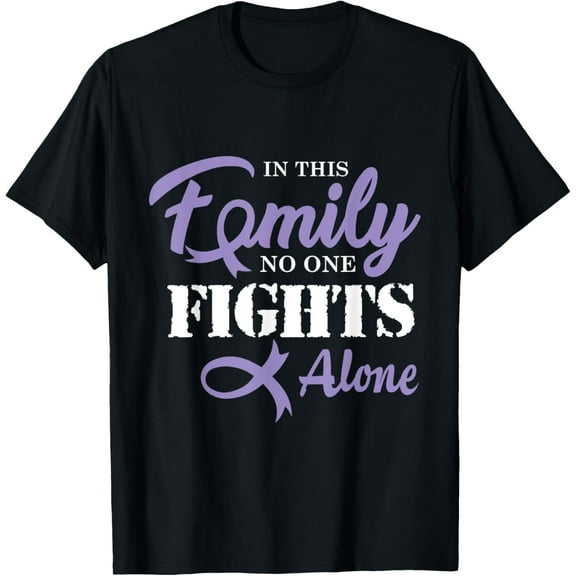 Testicular Cancer Fight Cancer Ribbon T-Shirt
