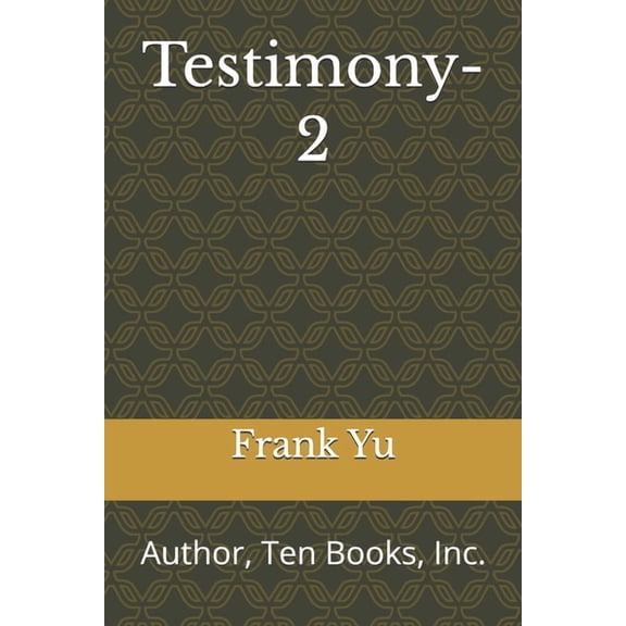 Testimony-2, (Paperback)