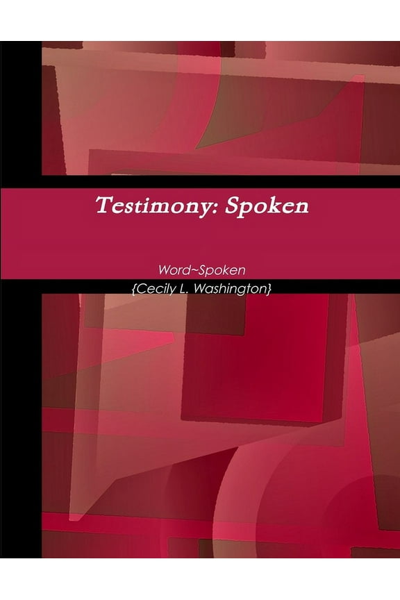 Testimony: Spoken, (Paperback)