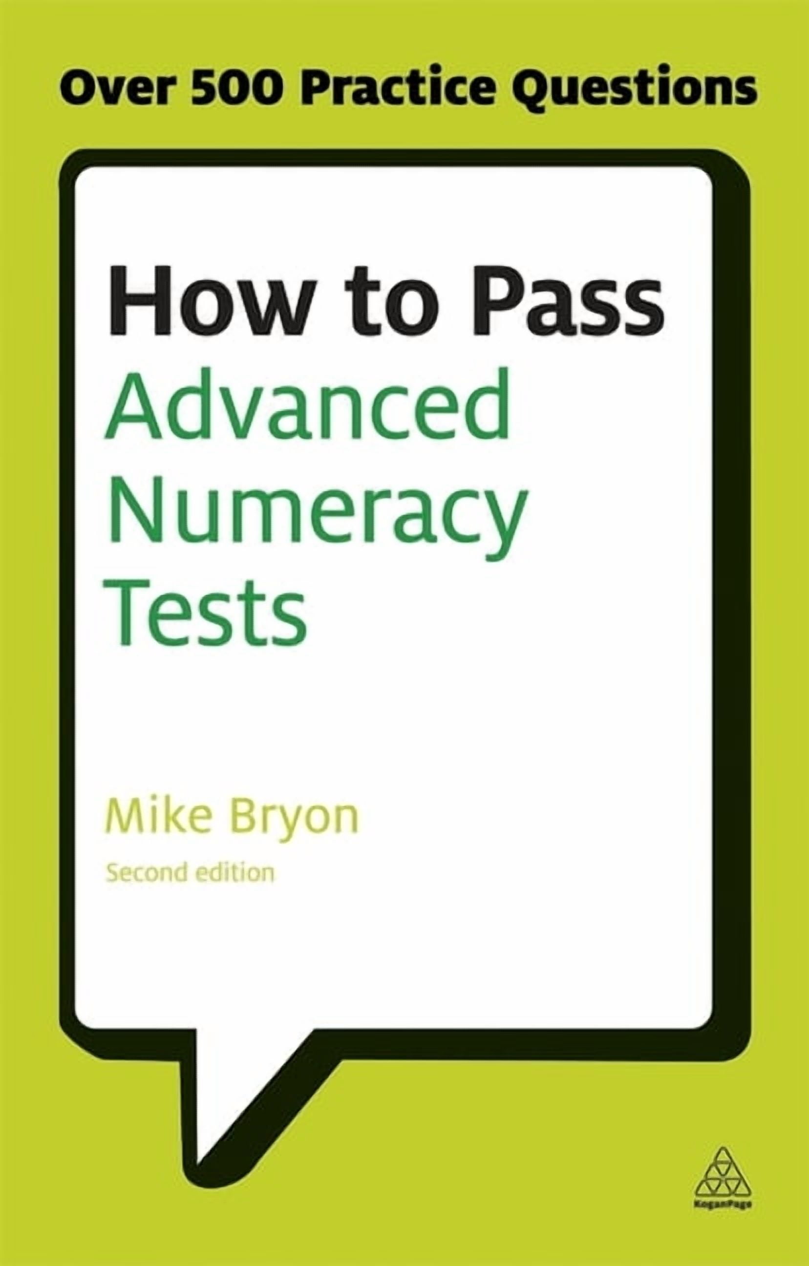 Testing How to Pass Advanced Numeracy Tests: Improve Your Scores in ...