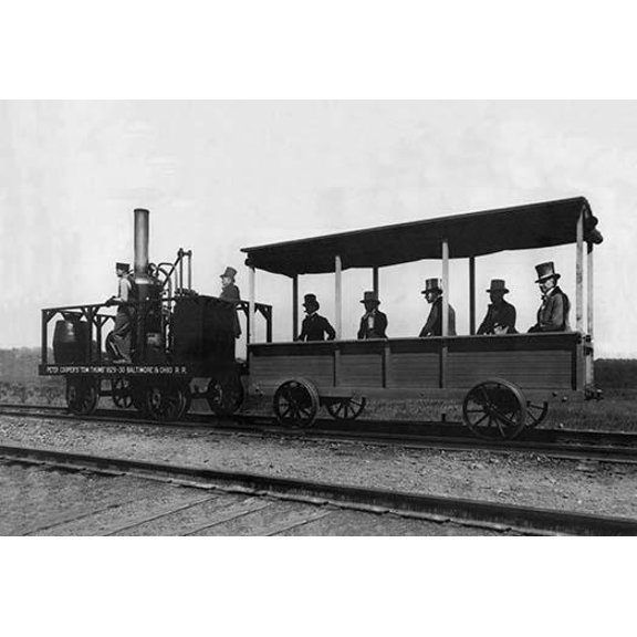 Testing the New Invention - The Train Museum quality giclee print canvas wrap(20" x 30")