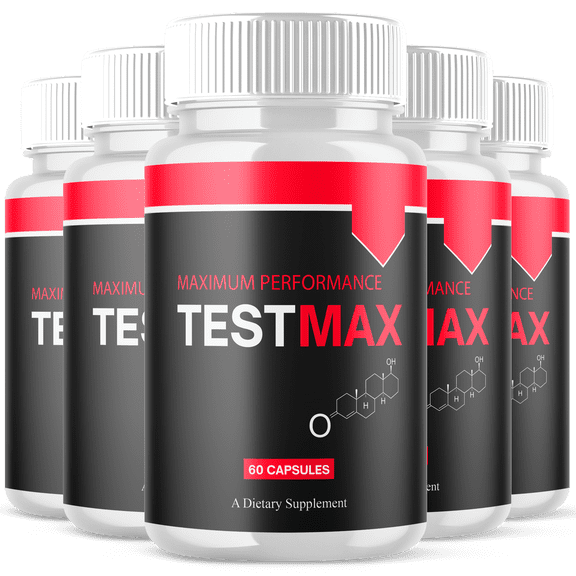 Testmax Advanced Formula Pills All Natural Vitamin Supplement Test Max 300 Capsules