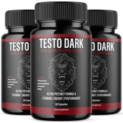 Testo Dark Advanced Formula Pills All Natural Vitamin Supplement TestoDark 180 Capsules