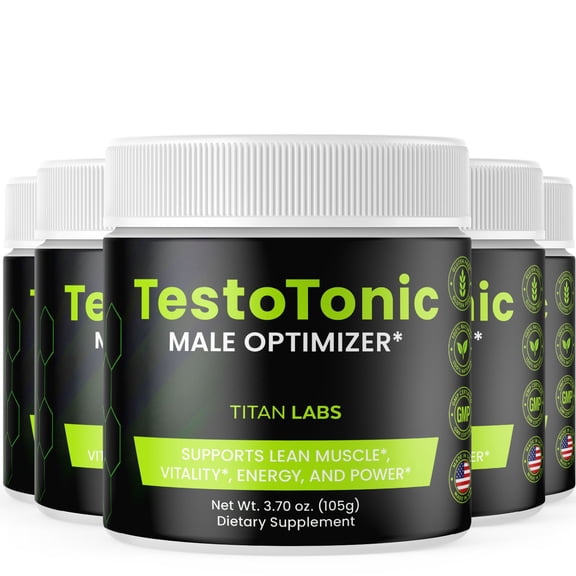 Testo Tonic Powder Advanced Formula Supplement to Support Active Lifestyle TestoTonic 150 Servings