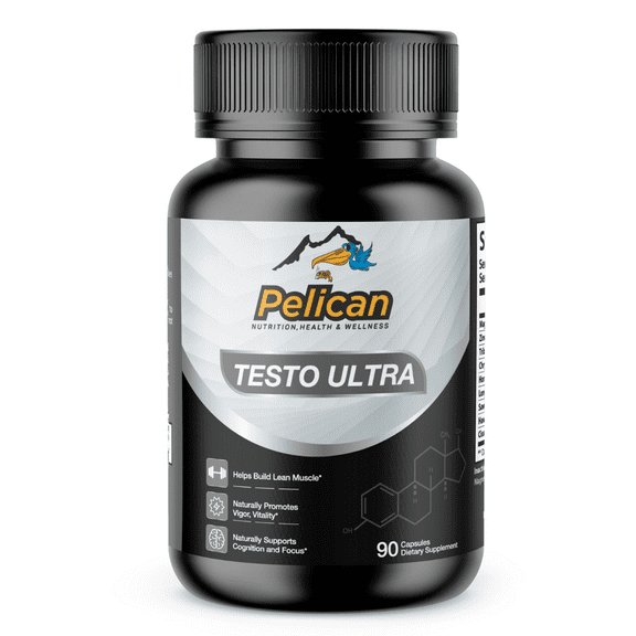 Testo Ultra-Bodybuilding & Weight Support - 90 Capsules- Pelican Vitamins