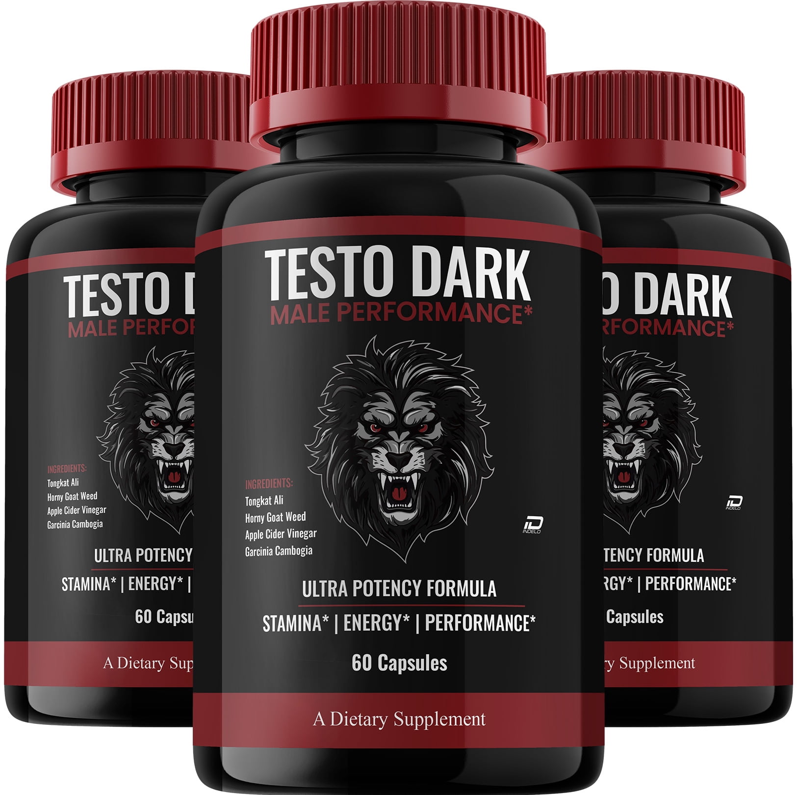 Testo Complex TestoDark for Men Capsules – Testo Dark Vitamin Complex Pills, Energy ...