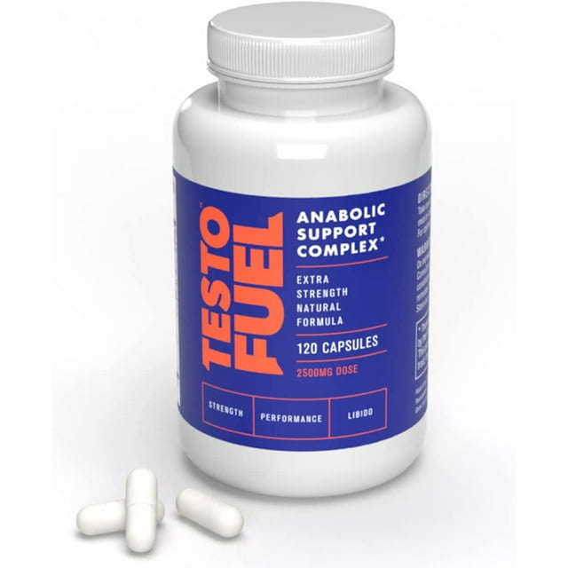 TestoFuel - 120 Testosterone Booster Pills for Men - 100% Natural Ingredients