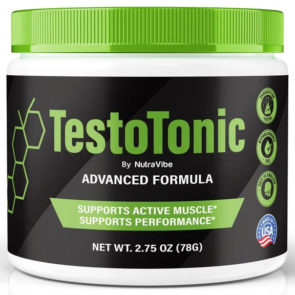 TestoTonic  Health Support with Natural Ingredients to Support Steady Energy, Stamina & Drive | Daily Formula in Easy-to-Take Formula, 30 Day Supply (30 Servings)