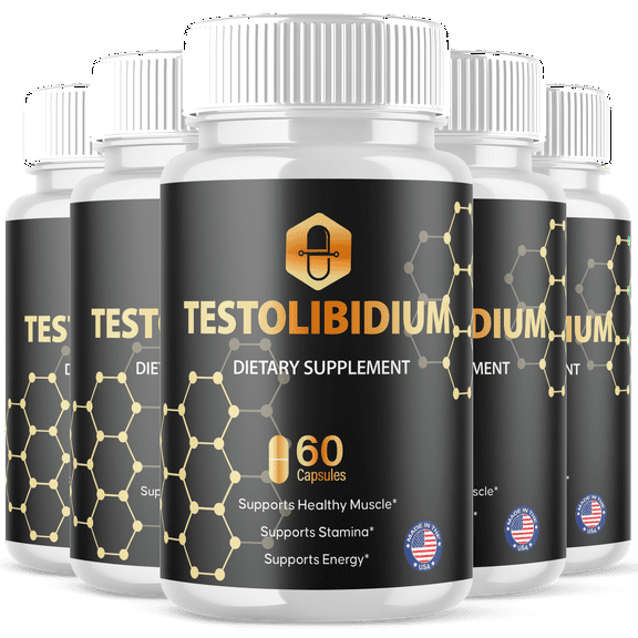 Testolibidium Advanced Formula Pills All Natural Vitamin Supplement 300 Capsules