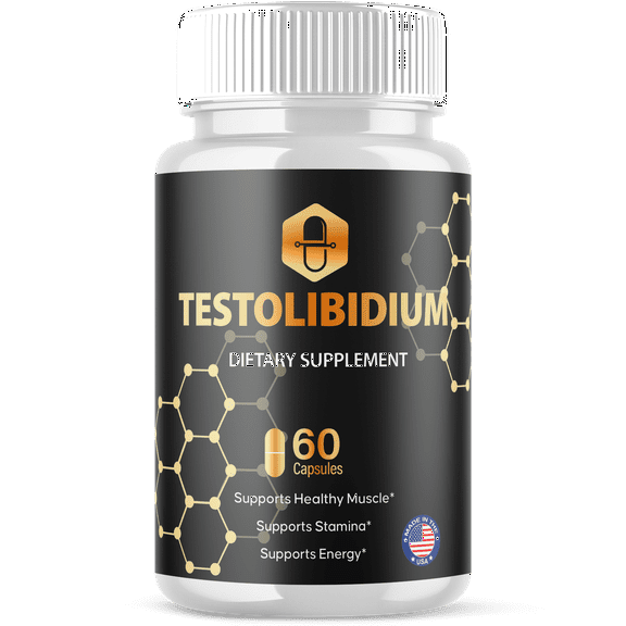 Testolibidium Advanced Formula Pills All Natural Vitamin Supplement 60 Capsules