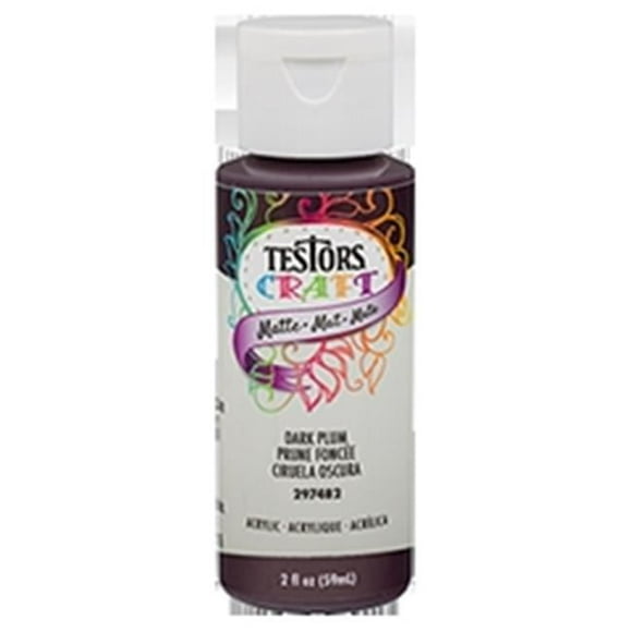 Testor  2 oz Matte Acrylic Craft Paint, Plum