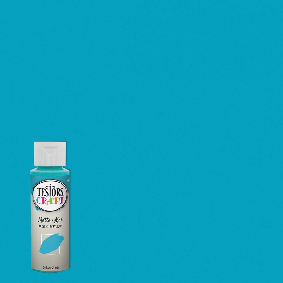 Testors 2 Oz. Acrylic Matte Craft Paint, Paradise 297434