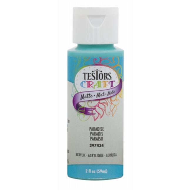 Testor 223552 2 oz Paradise Matte Acrylic Craft Paint