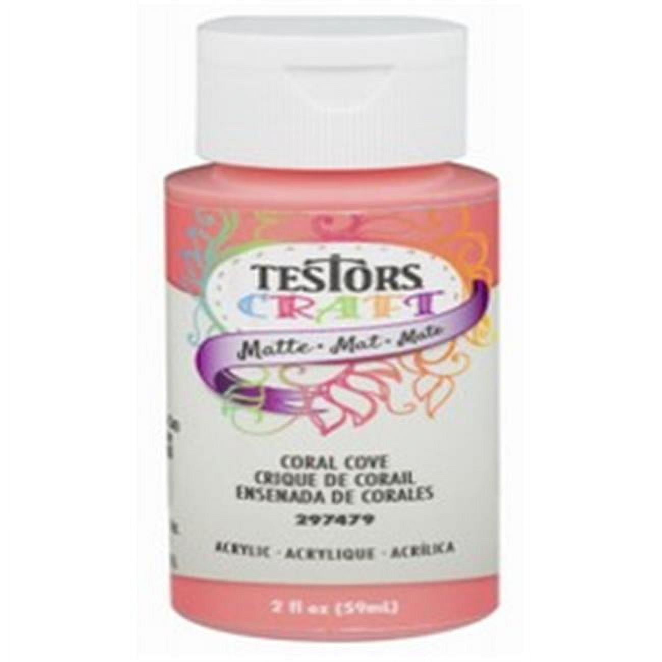Testors Craft Matte Orange Acrylic Paint in the Craft Paint department at