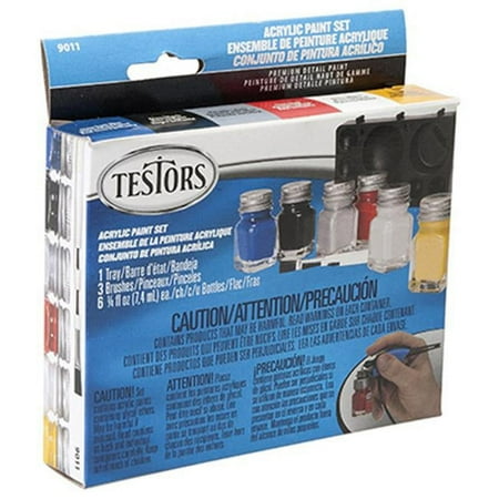 Testor 9011 6 Color Primary Acrylic Set price history and forecast - Testors TE574909