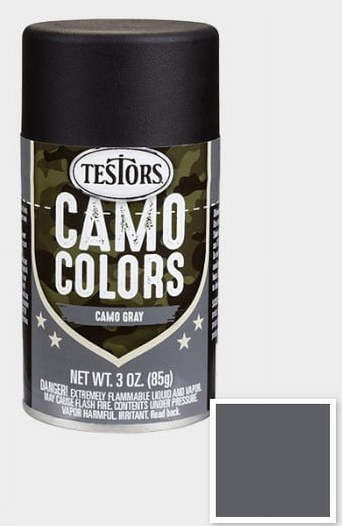 Testor Corp. 3 oz Camouflage Spray Camouflage Gray TES342306 Plastics