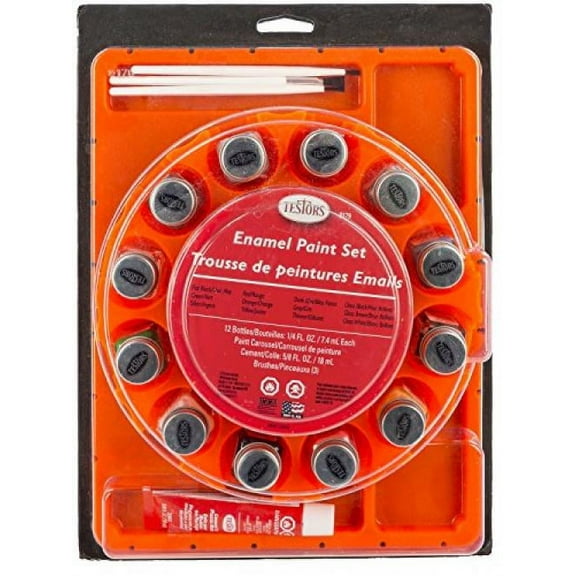 Testor Corp. Carousel Finishing Set Enamel TES9179 Plastics Paint Acrylic