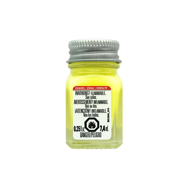 Testors Enamel Paint, .25 oz., Light Yellow