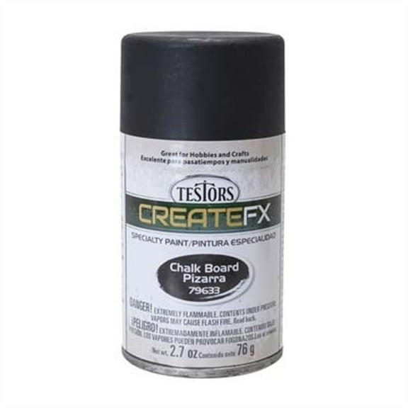 Testor Corp. FX Chalk Board Spray 3oz TES79633 Plastics Paint Enamels